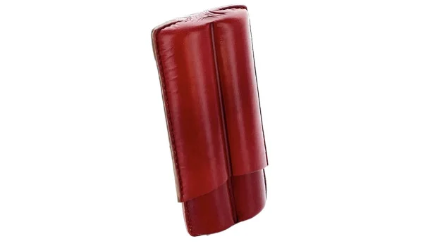 卢宾斯基雪茄盒皮革2号Robusto红色