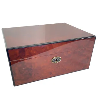 대니얼 마셔 벌 휴미더 골든 브라운(Daniel Marshall Burl Humidor Golden Brown) 영상 3