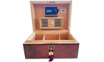 Daniel Marshall Burl Humidor Golden Brown 100 Cigars photo 7
