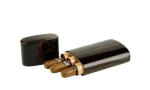Siglo wooden case ebony Corona for 3 cigars photo 4