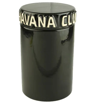 Havana Club Cigar Jar Tinaja black