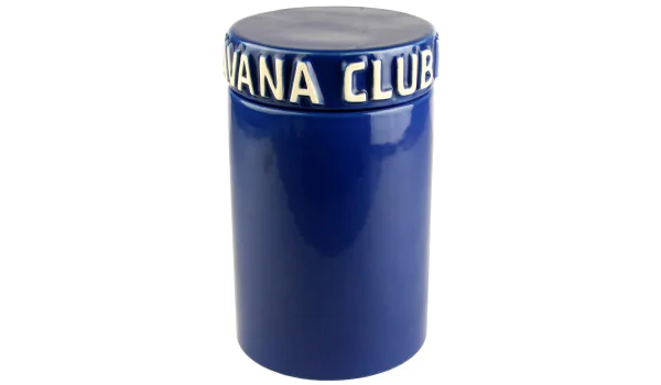 Doutníková dóza Havana Club Tinaja modrá