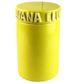 Havana Club Буркан за пури Tinaja жълт