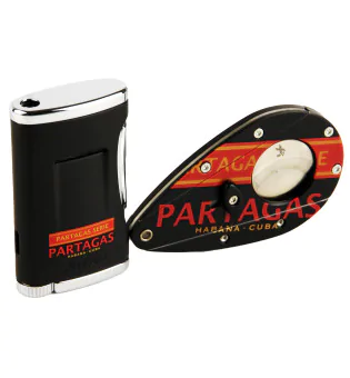 Xikar طقم ولاعة وقطاعة سيجار سلسلة Partagas 2017