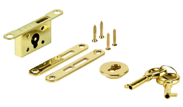 Conjunto padrão de fechadura com parafuso giratório para umidificador Ouro