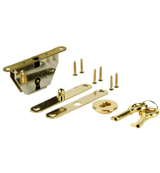 Humidor Cylinder Lock Set Gold photo 4