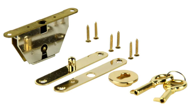 Humidor Cylinder Lock Set Gold photo 4