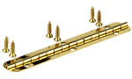 Small piano hinge gold 80mm photo 4