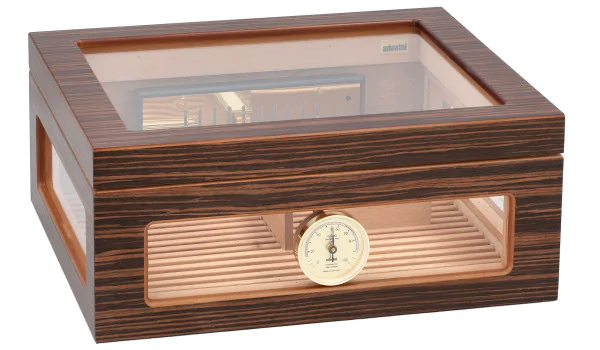 adorini Treviso Deluxe Glass Top Humidor photo 9