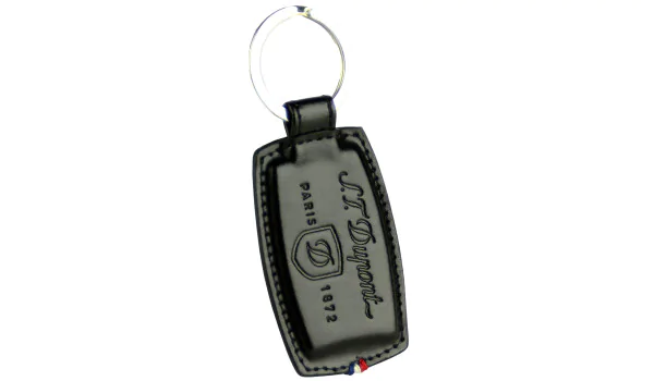 S.T. Dupont Key Ring Black Leather 3053