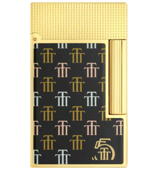 S.T. Dupont Ligne 2 Запалка Trinidad Лак и Жълто злато C16077