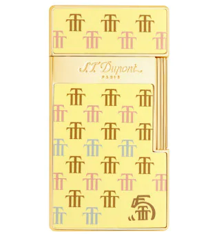 S.T. Dupont Biggy Запалка Trinidad Златиста 025077