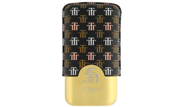 S.T. Dupont Cigar Case for 3 Cigars Trinidad Gold 183477