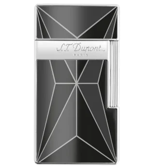 Запалка S.T. Dupont Biggy Fire X Черна Хром 025070