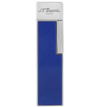 S.T. Dupont Twiggy Запалка Син лак Хром 030005