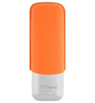 S.T. Dupont Калъф за 2 пури Оранжев Хром 183266