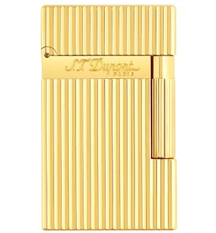 Запалка S.T. Dupont Ligne 2 16827 Vertical Ridges Yellow Gold