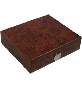 Angelo Humidor Burl Wood Decor