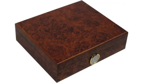 Angelo Humidor Burl Wood Decor