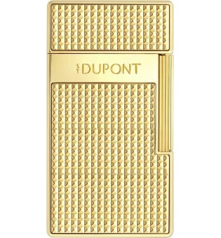 Запалка S.T. Dupont Biggy Диамантена глава Златиста 025209