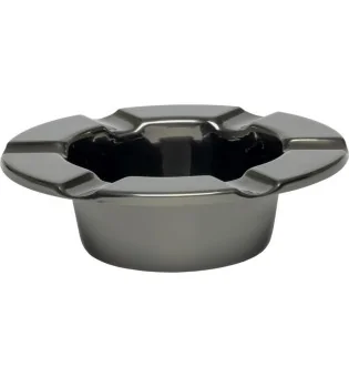 Stinky Cigar One Piece Ashtray Black Nickel