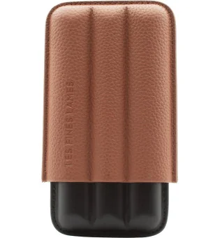 Les Fines Lames Cigar Case Trio Brown