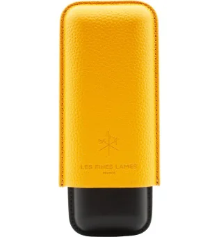Les Fines Lames Cigar Case Duo Yellow