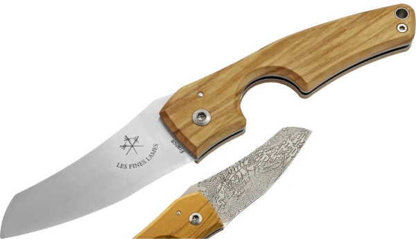 Les Fines Lames Le Petit Compass Olive Cigar Knive