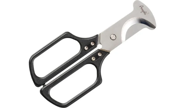 Angelo cigar scissors high end metal black and silver