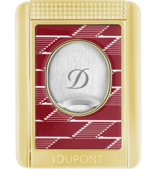 S.T. Dupont Резец и стойка за пури Monogram 1872 Тъмночервен 003478
