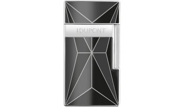 Запалка S.T. Dupont Biggy Lighter Fire X Черна Хром 025277