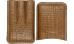 Jemar Leather Triple Cigar Case Coco Camel 464/3 photo 2