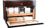 أدوريني هيوميدور بورتيكو adorini Humidor Portico (ذو رفوف) ديلوكس بنيّ اللون