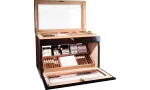 أدوريني هيوميدور بورتيكو adorini Humidor Portico (ذو رفوف) ديلوكس بنيّ اللون