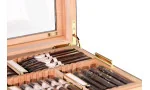 أدوريني هيوميدور بورتيكو adorini Humidor Portico (ذو رفوف) ديلوكس بنيّ اللون