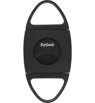BigSmoke قطاعة سيجار أسود، شفرات سوداء مسننة