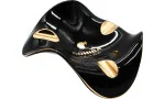 Cohiba Ashtray black and gold 3 Cigar Rests photo 2