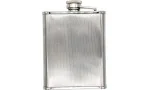 Flask silver with checkered pattern photo 2