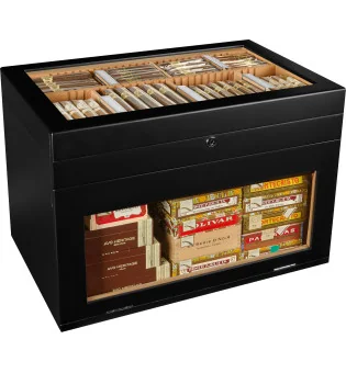 adorini Humidor Portico Deluxe Black