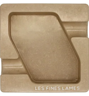 Les Fines Lames Dyad 재떨이, 코요테 탄 색상, 콘크리트 소재