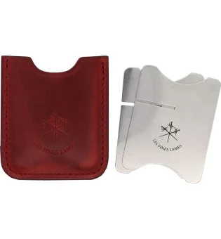Les Fines Lames Cigar Bench with Leather Case Cherry Red