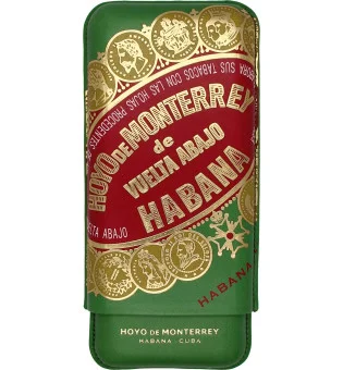 Hoyo de Monterrey Cigar Case Leather 3 cigars
