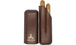 Montecristo Cigar Case Leather brown 2 cigars photo 3