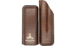 Montecristo Cigar Case Leather brown 2 cigars photo 5