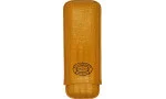 Partagas Cigar Case Leather mustard 2 cigars