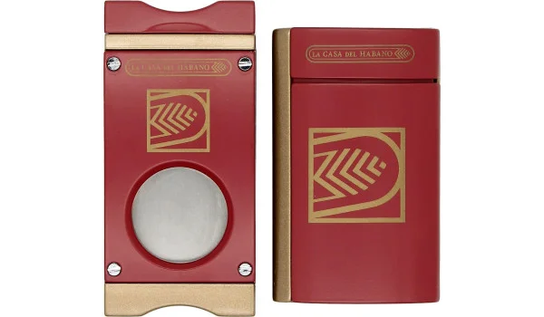 La Casa del Habano Cigar Cutter and Lighter Set