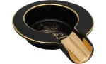 H.Upmann Ashtray Single Black and Gold photo 3