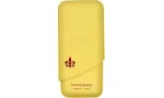 Montecristo Cigar Case yellow for 3 cigars