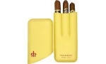 Montecristo Cigar Case yellow for 3 cigars photo 2