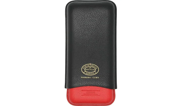 Partagas Series Leather Case black and red with golden logo